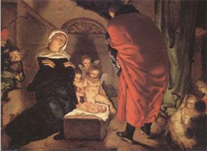 Claesz Aert The Nativity (mk05) Germany oil painting art